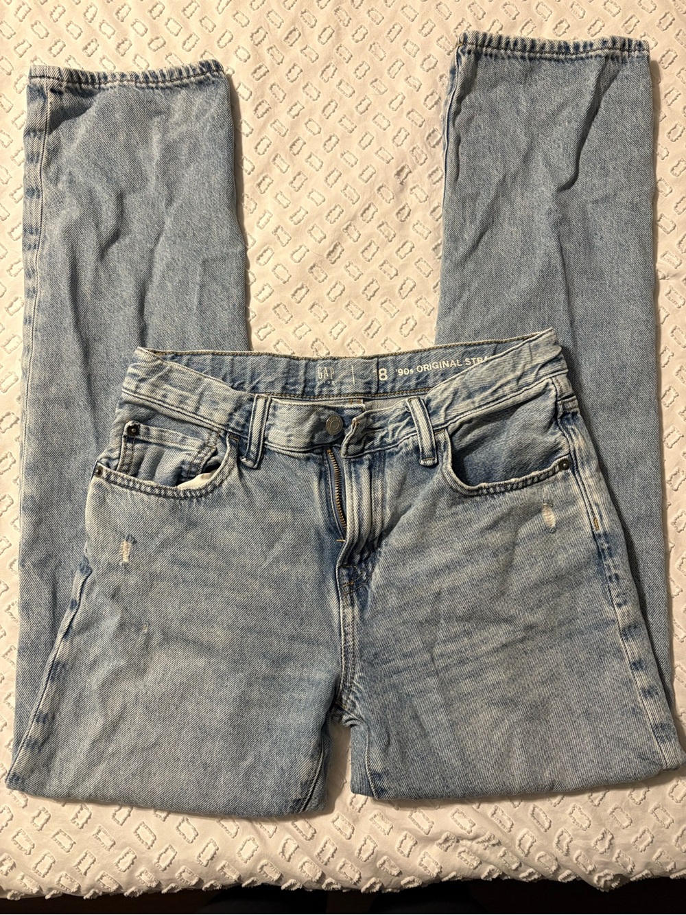 GAP Light Blue Straight Leg Jeans - 90s Original Style